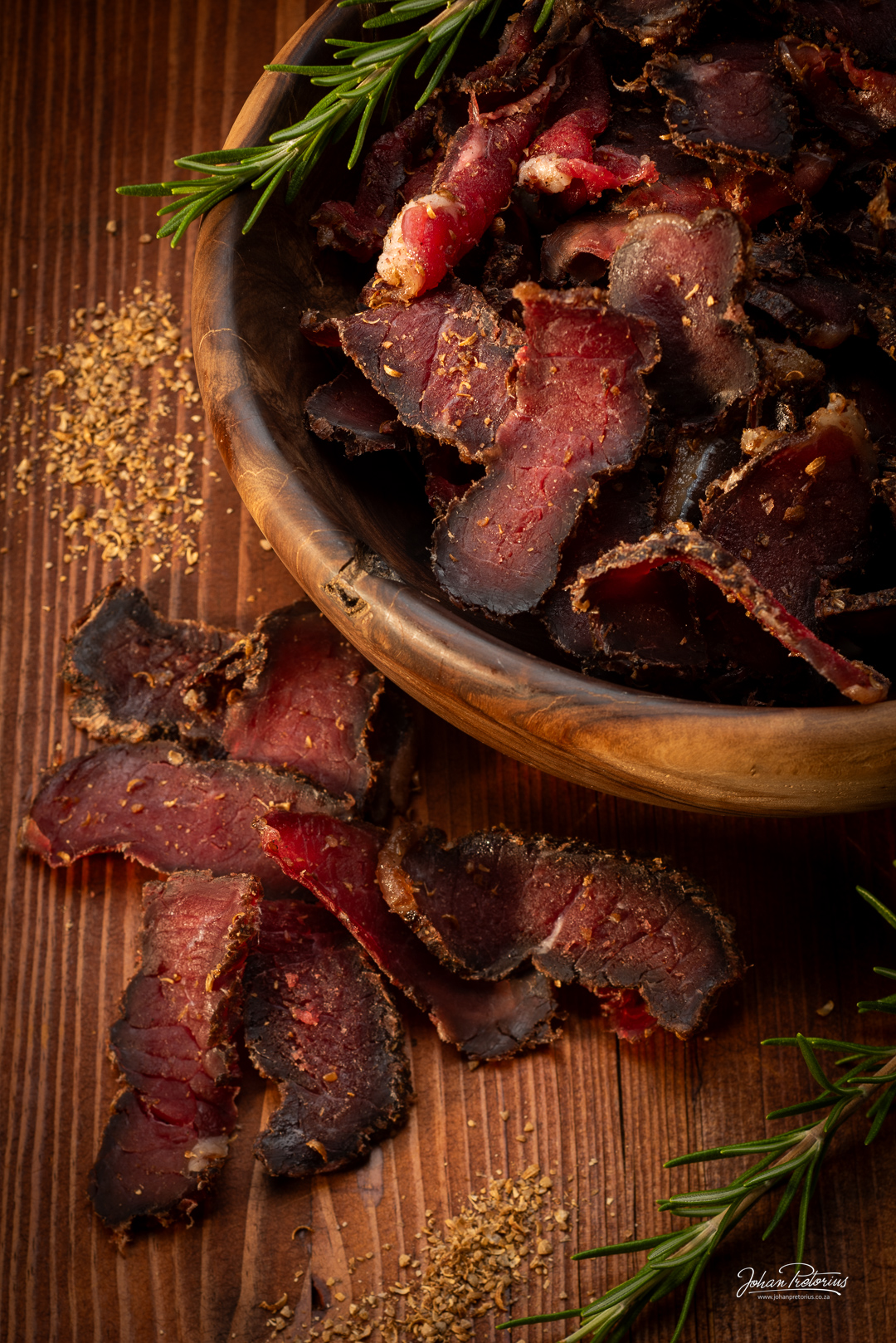 South African biltong, shot for a Dutch client, and destined for the UK